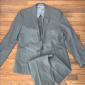 Theory Brown/Grey suit 36